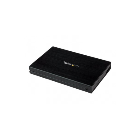 StarTech.com 2.5" Hard Drive Enclosure - Supports UASP - SATA 6Gbps - USB 3.0 External Hard Drive Enclosure - SSD / HDD Enclosure (S2510BMU33) - Storage enclosure - 2.5" - SATA 6Gb / s - USB 3.0 - black - for P / N: HB30C1A1CPD, HB30C3AGEPD, HB30C3APDW, HB30C4ABW, HB30C4AFPD, USBDUPE115, USBDUPE17 - 0