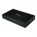 StarTech.com 3.5in Black Aluminum USB 3.0 External SATA III SSD / HDD Enclosure with UASP for SATA 6Gbps - 3.5" SATA Hard Drive Enclosure (S3510BMU33) - Storage enclosure - 3.5" - SATA 6Gb / s - USB 3.0 - black - for P / N: SVA12M2NEUA, SVA12M5NA, USBDUP15, USBDUPE115, USBDUPE17
