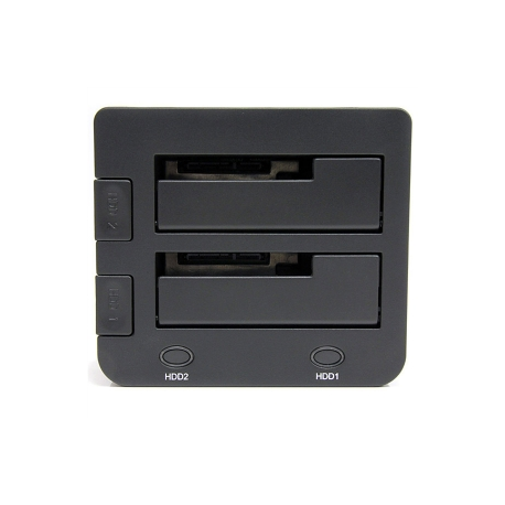 StarTech.com USB 3.0 Dual Hard Drive Docking Station with UASP for 2.5  /  3.5in HDD  /  SSD - USB 3.5" SATA HDD  /  SSD Dock - SATA 6 Gbps - Storage controller - 2.5", 3.5" - SATA 6Gb / s - USB 3.0 - black - for P / N: SVA12M5NA - 2