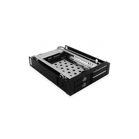 RaidSonic ICY BOX IB-2227StS - Storage drive cage - 2.5" - black - 1
