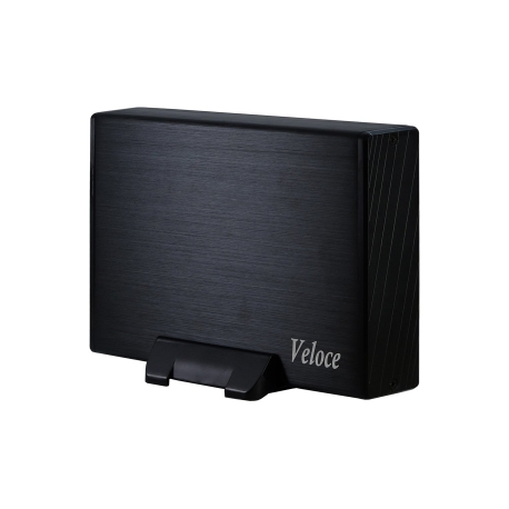 Drive Cabinet INTER-TECH Veloce (3.5" HDD, SATA/SATA II, USB3.0) Black - 0
