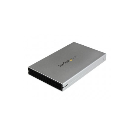 StarTech.com eSATAp / eSATA External Hard Drive Enclosure - 2.5" SATA III Hard Drive Enclosure - Portable HDD / SDD w /  UASP (S251SMU33EP) - Storage enclosure - 2.5" - SATA 6Gb / s - eSATA 6Gb / s, USB 3.0 - silver - for P / N: HB30C1A1CPD, HB30C3AGEPD, HB30C3APDW, HB30C4ABW, HB30C4AFPD, HB30C4AFS, ST4300MINI - 0