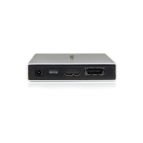StarTech.com eSATAp / eSATA External Hard Drive Enclosure - 2.5" SATA III Hard Drive Enclosure - Portable HDD / SDD w /  UASP (S251SMU33EP) - Storage enclosure - 2.5" - SATA 6Gb / s - eSATA 6Gb / s, USB 3.0 - silver - for P / N: HB30C1A1CPD, HB30C3AGEPD, HB30C3APDW, HB30C4ABW, HB30C4AFPD, HB30C4AFS, ST4300MINI - 1
