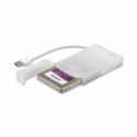 i-Tec MySafe Advance - Storage enclosure - 2.5" - SATA 6Gb / s - USB 3.0 - white