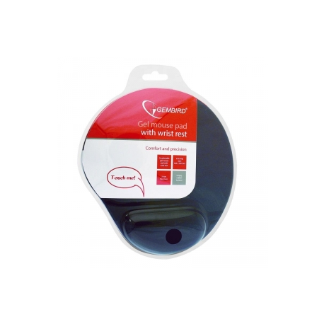 Gembird MP-GEL-GR - Mouse pad with wrist pillow - grey - 3